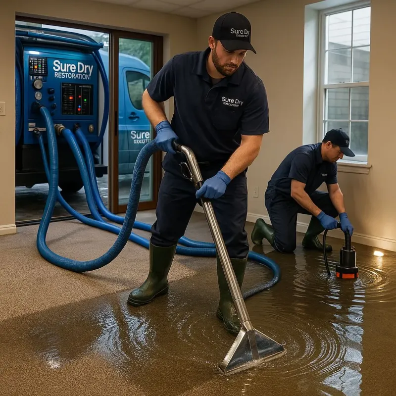 Water Extraction and Removal process in Rosa Sanchez, PR